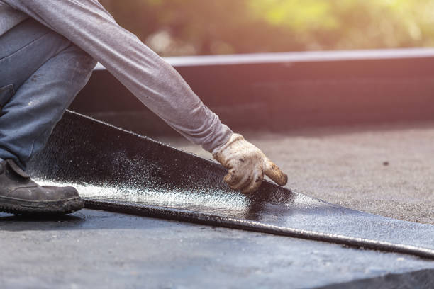 Professional Basement Waterproofing technician working in Center Line, MI